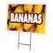 Signmission Bananas Yard Sign & Stake outdoor plastic coroplast window, C-1216-DS-Bananas C-1216-DS-Bananas - alternate 1